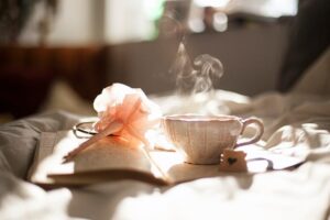 Cap of tea for relaxation as one of the most important things to do after you move.